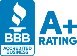 BBB A+ Rating badge